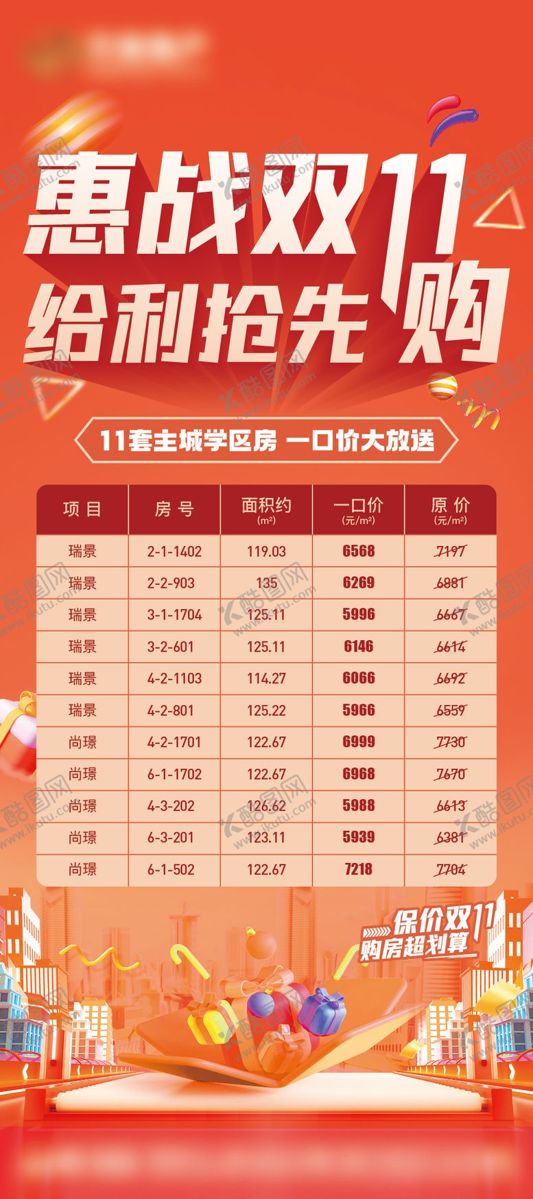 编号：56981206151911507846【酷图网】源文件下载-地产热销特惠房大字报展架