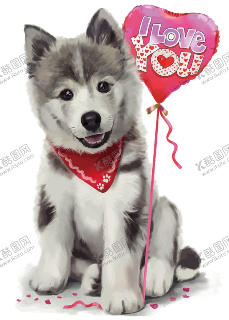 编号：26444409221335106359【酷图网】源文件下载-哈士奇