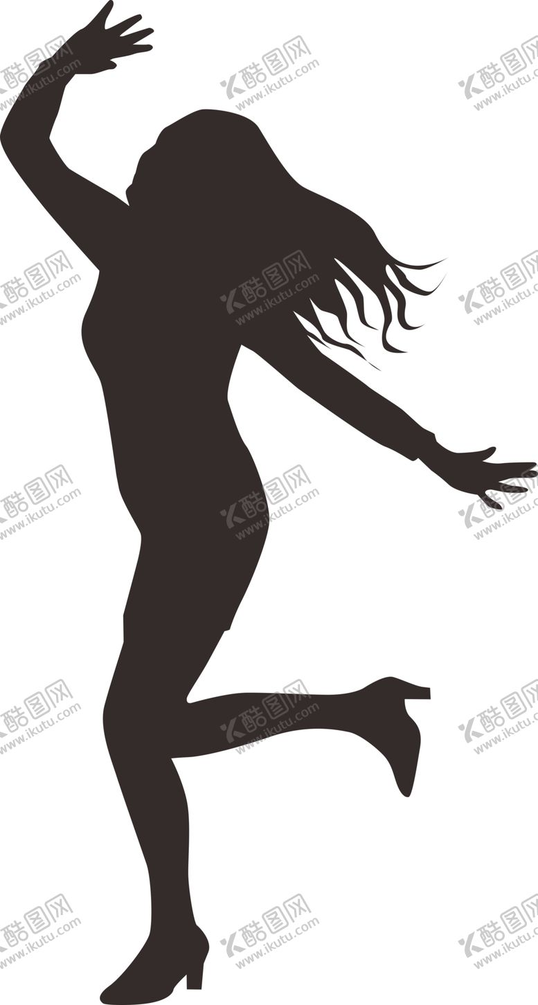 编号：27158305121635511517【酷图网】源文件下载-唱歌跳舞剪影