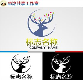 长鹿玻璃胶logo
