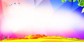 创意精美浪漫婚礼背景展板