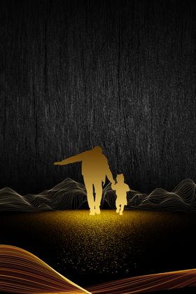 父亲节活动宣传背景海报素材