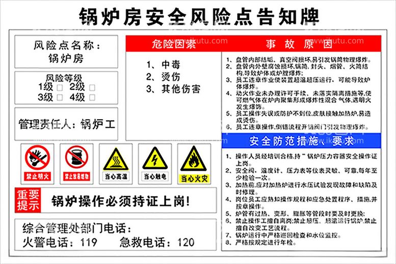 编号：76797612190939585889【酷图网】源文件下载-锅炉房展板海报