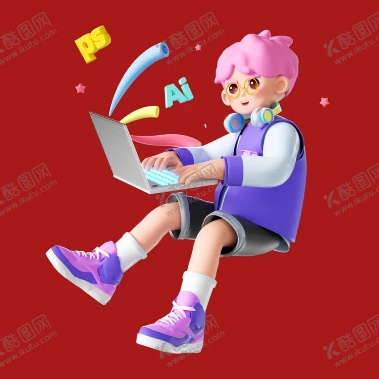 编号：85839902171827038040【酷图网】源文件下载-3D动画男孩