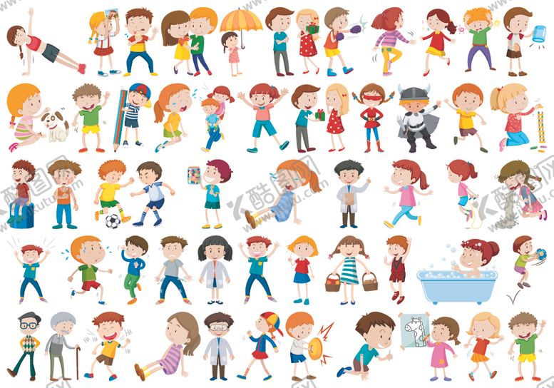 编号：23585709220947378356【酷图网】源文件下载-矢量人物素材