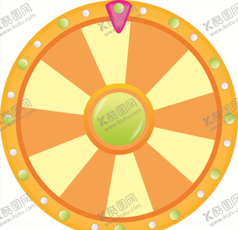 编号：95010707030012224614【酷图网】源文件下载-抽奖转盘