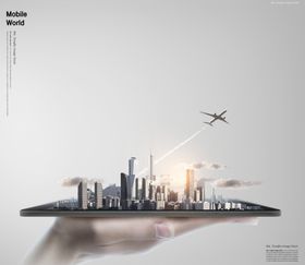 智能手机5G传送互联网科技信息通讯通讯设备