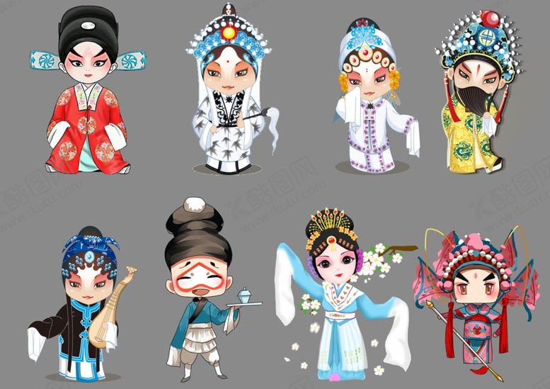 编号：73432409290315216532【酷图网】源文件下载-卡通国潮人物