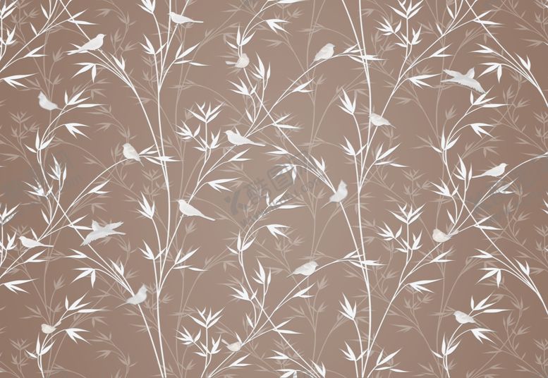 编号：23664609151803288772【酷图网】源文件下载-中式浮雕花鸟背景墙