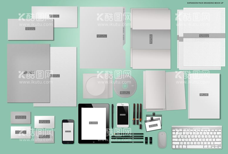 编号：12794610092219255497【酷图网】源文件下载-办公用品样机