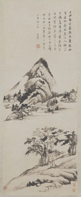 山水画  