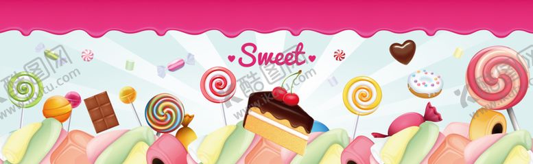 编号：37520209200714034805【酷图网】源文件下载-儿童糖果棒棒糖糖果屋儿童装饰