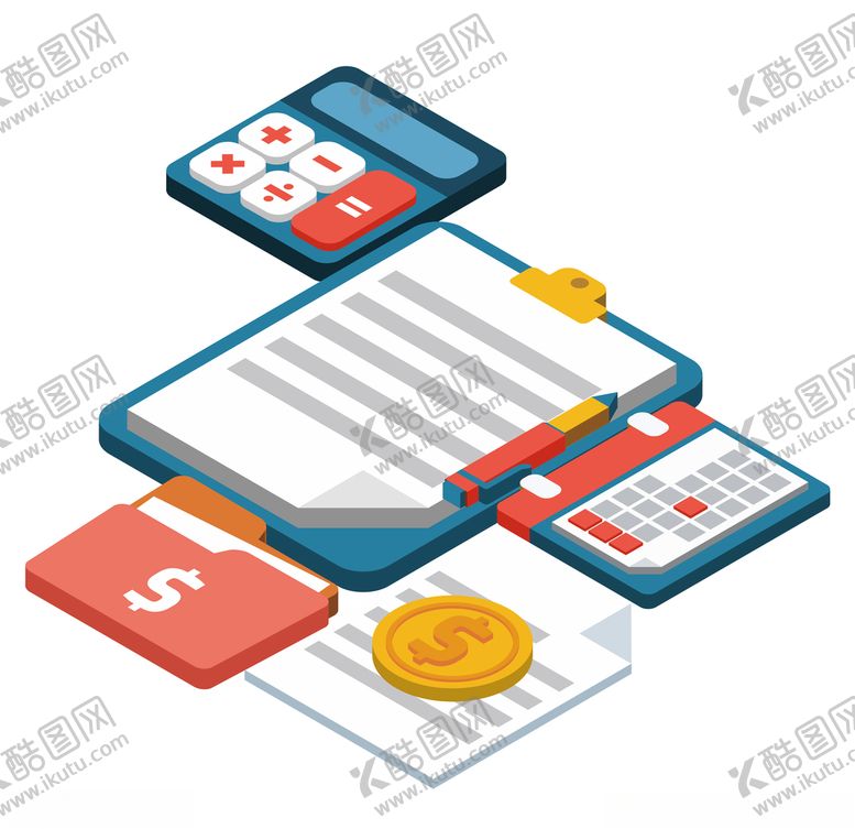编号：24562210221510135530【酷图网】源文件下载-矢量图经济商务计算