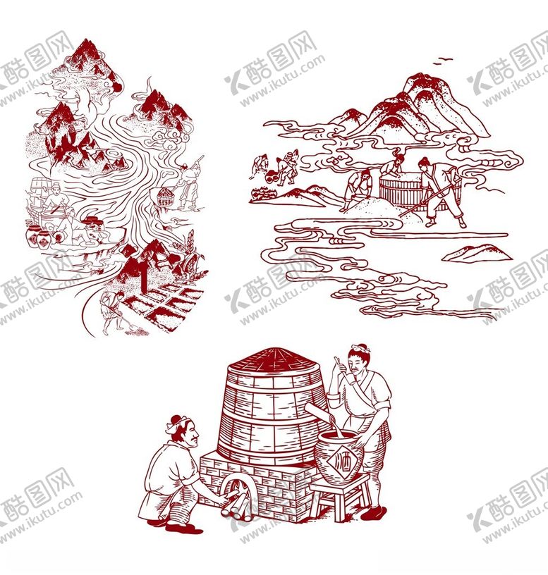 编号：63262002261201547289【酷图网】源文件下载-酿酒工艺图