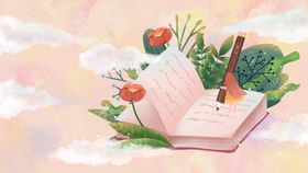 小清新简约创意海报图片手绘插画中国风文艺卡哇伊