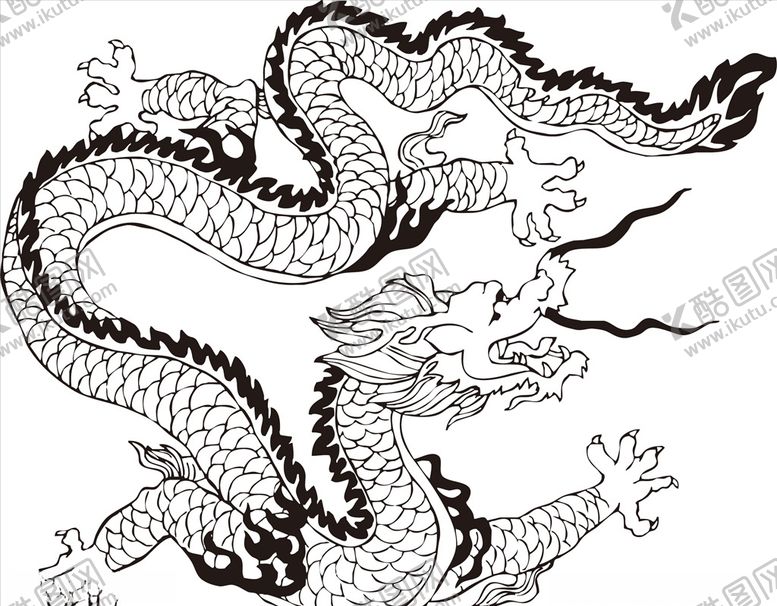 编号：26144110211842461886【酷图网】源文件下载-矢量龙中国龙