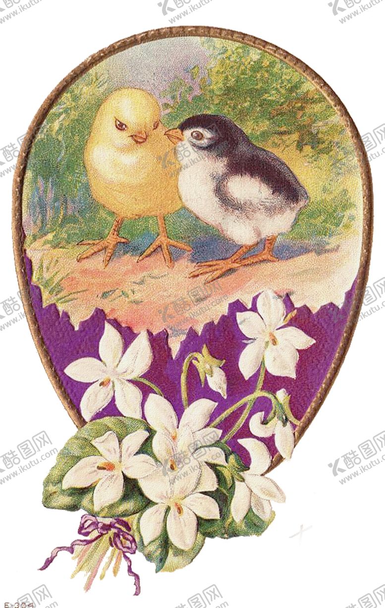 编号：50643409220149089898【酷图网】源文件下载-复古花鸟油画