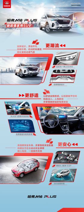 哈弗M6展架