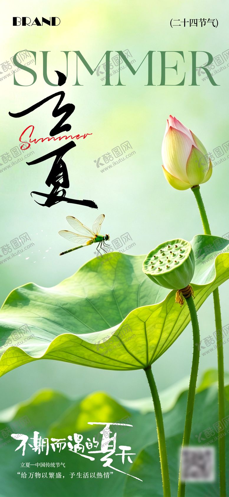 编号：23814305030206531184【酷图网】源文件下载-立夏节气海报
