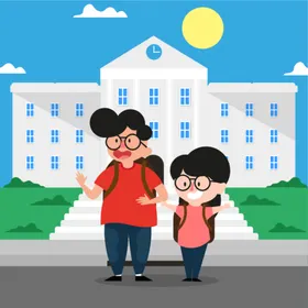 学生子儿童卡通形象形象