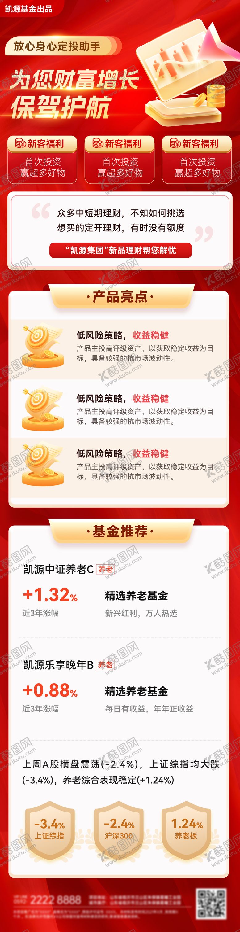 编号：11637007071153205475【酷图网】源文件下载-金融基金股票理财投资海报长图