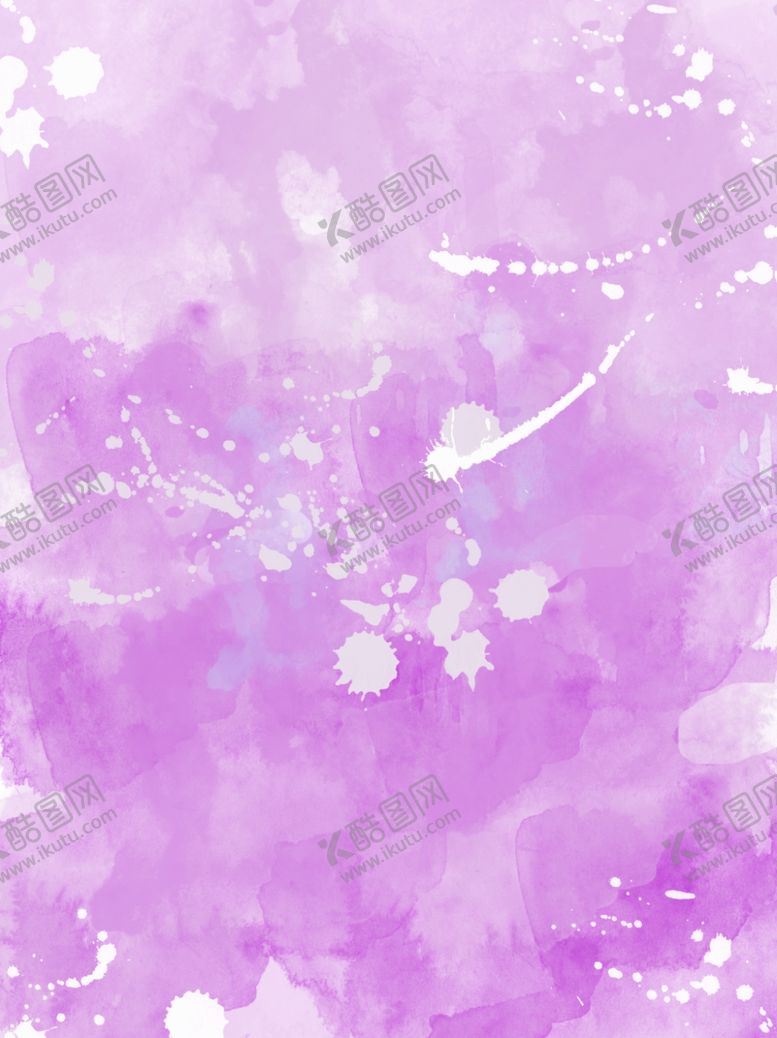 编号：40126005112029586381【酷图网】源文件下载-紫色水彩背景图片
