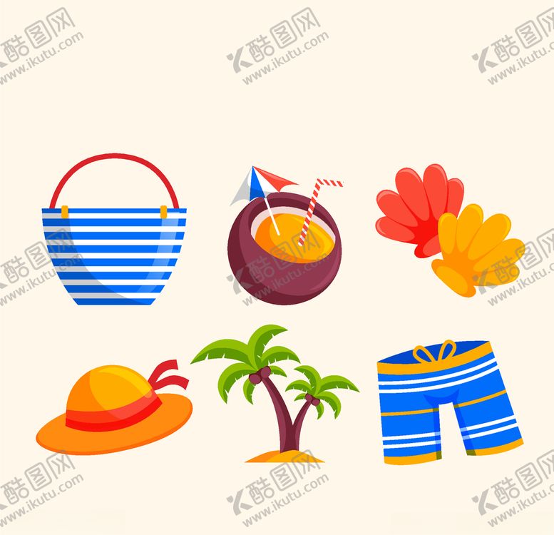 编号：25736806291339335652【酷图网】源文件下载-夏日元素