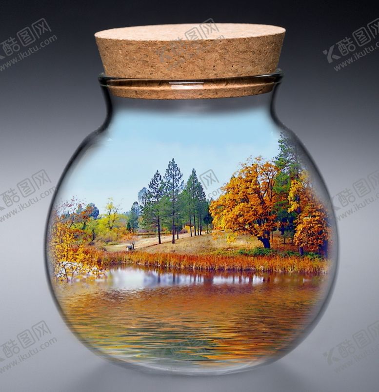 编号：80559510220141119156【酷图网】源文件下载-瓶子里的风景