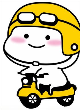 车贴小摩托