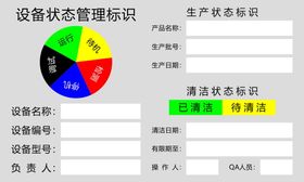 机械设备验收合格标牌