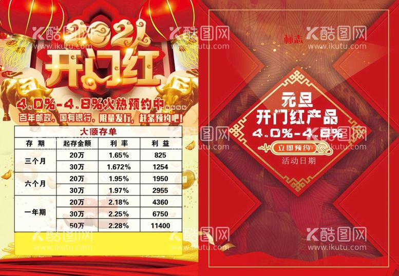 编号：77068610160205492623【酷图网】源文件下载-邮政传单