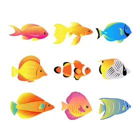 海洋生物动底动卡通