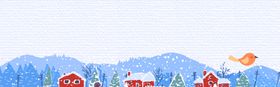 飘雪冬季