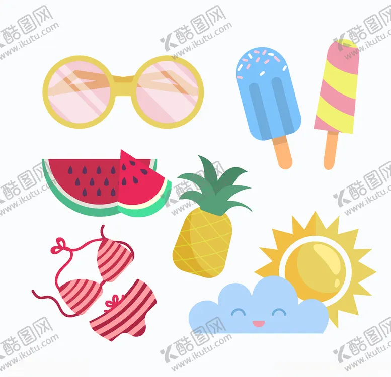 编号：85726906270516129381【酷图网】源文件下载-夏日元素