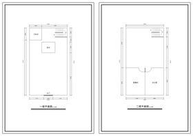 店面办公室平面图