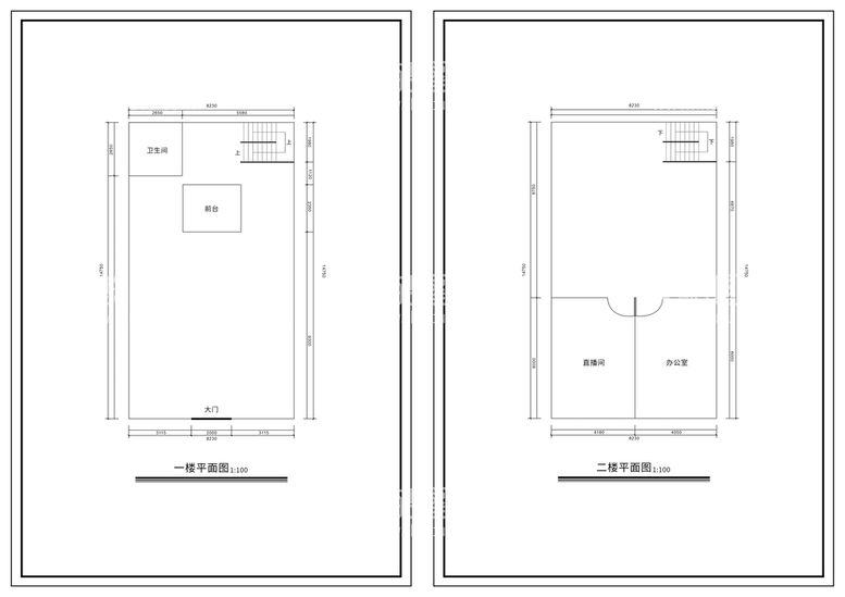 编号：49732711201118215148【酷图网】源文件下载-店面办公室平面图