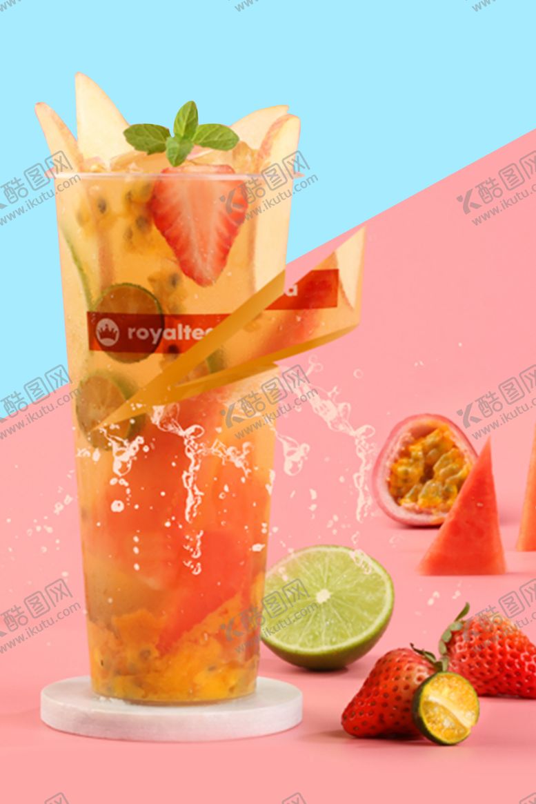 编号：92441610252143199443【酷图网】源文件下载-果汁海报