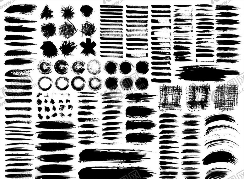 编号：40202809121853427667【酷图网】源文件下载-水墨笔触