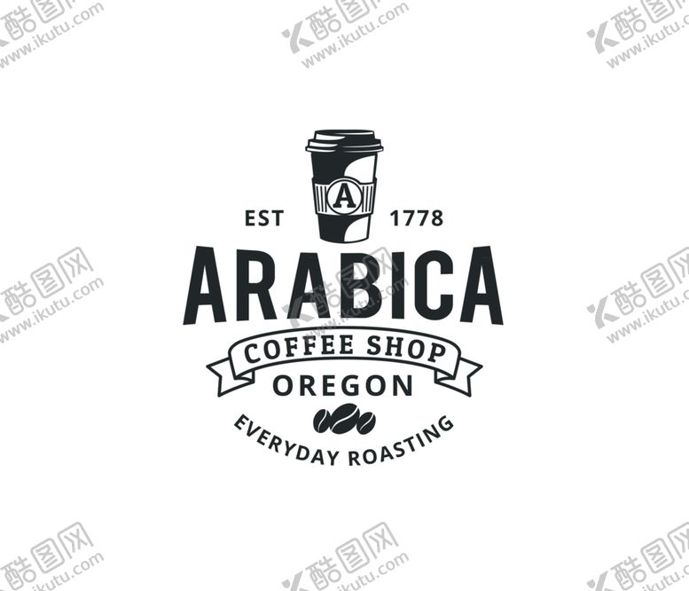 编号：10365810281706181051【酷图网】源文件下载-奶茶杯的复古标签