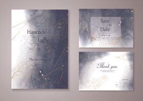 梦幻风婚礼请柬