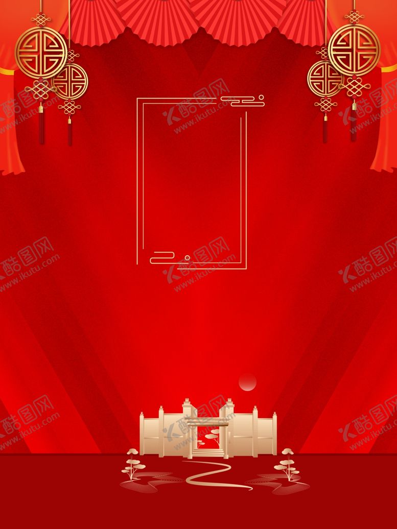 编号：81196005040943475018【酷图网】源文件下载-春节红色背景图片