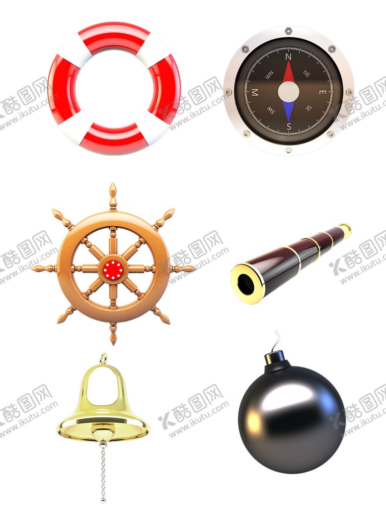 编号：83604010091651298398【酷图网】源文件下载-航海工具仪表器指南针