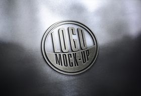logo样机标志贴图效果图