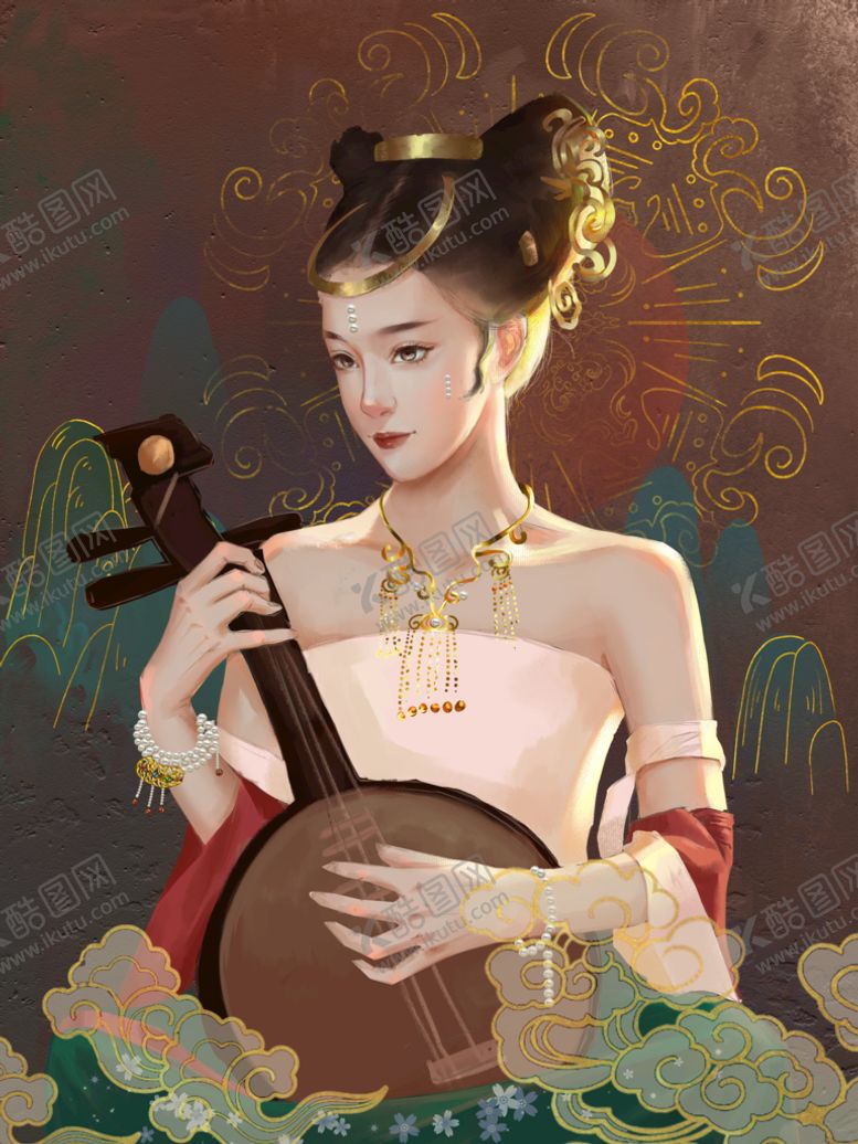 编号：39268410010238286497【酷图网】源文件下载-古风美女