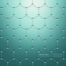 矢量气泡分子风格信息图模板