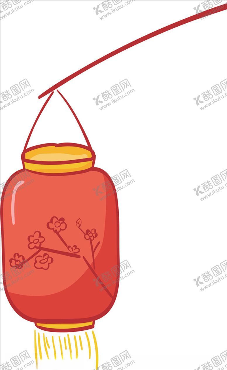 编号：20886409101634012845【酷图网】源文件下载-灯笼装饰新年元素