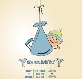 小孩卡通人物婴儿可爱男可爱儿童