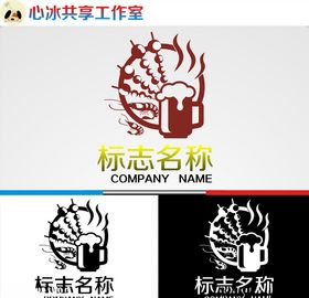 logo设计字母矢量图制作