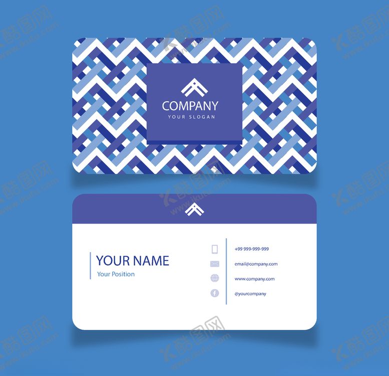 编号：42642110031135205633【酷图网】源文件下载-几何名片