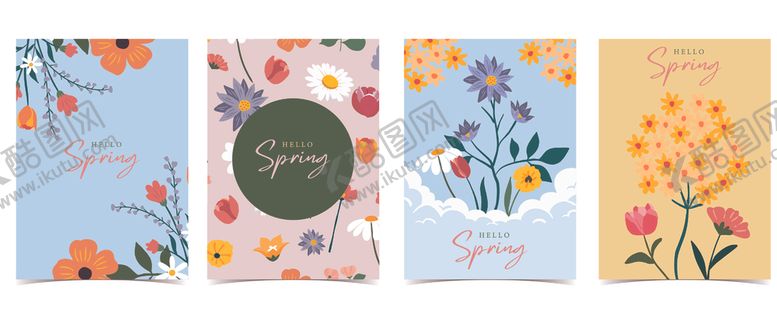 编号：44701304022254357566【酷图网】源文件下载-花卉海报